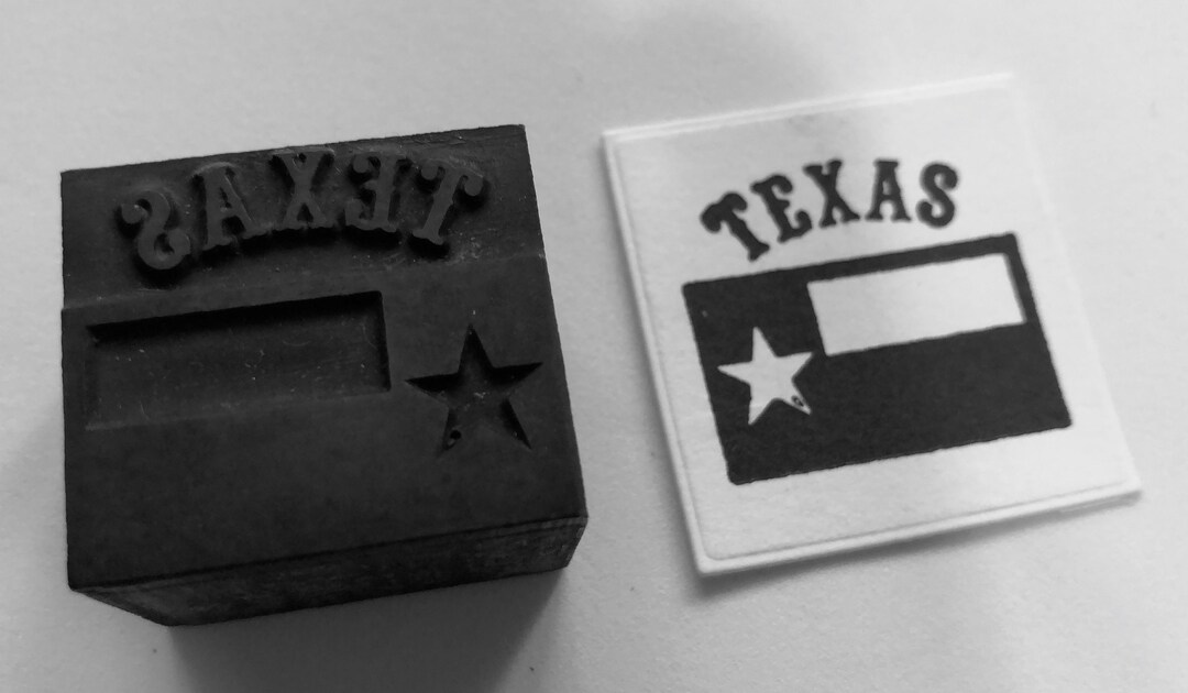 Texas Printers Block Etsy