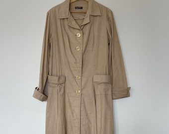 LOT_42 Donovan Industries Duster Frock Coat Jacket Workwear Vintage Antique 1910s 20s 30s cotton