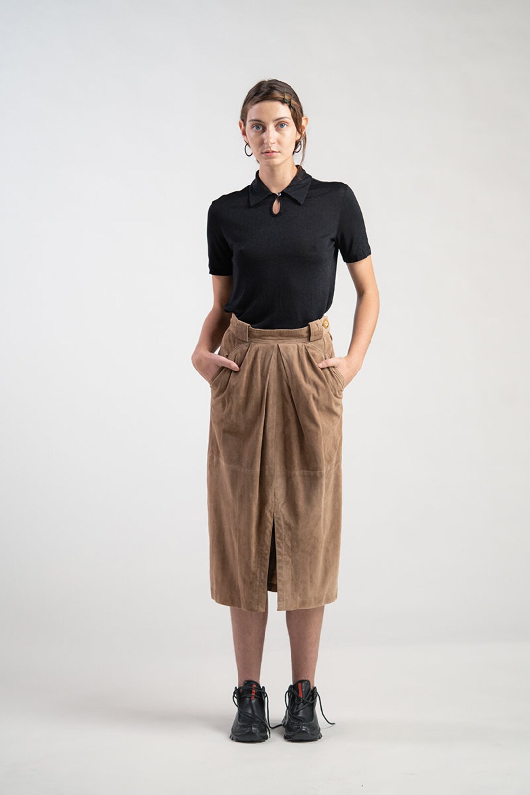 Excellent+ ★ LOEWE suede leather skirt s-l400.jpg