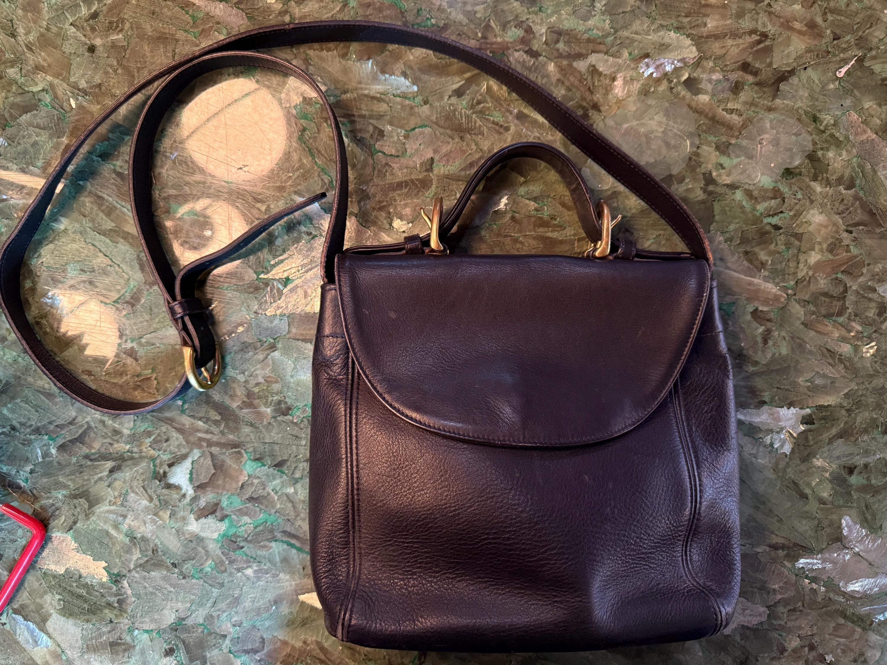 Vintage Coach Dinky Bag Black - Etsy