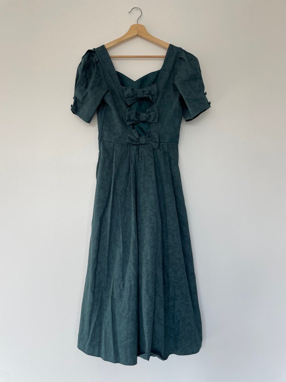 LOT_31 Laura Ashley Vintage 80s Cotton Dress Dama… - image 1