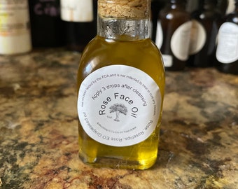 Rose face oil