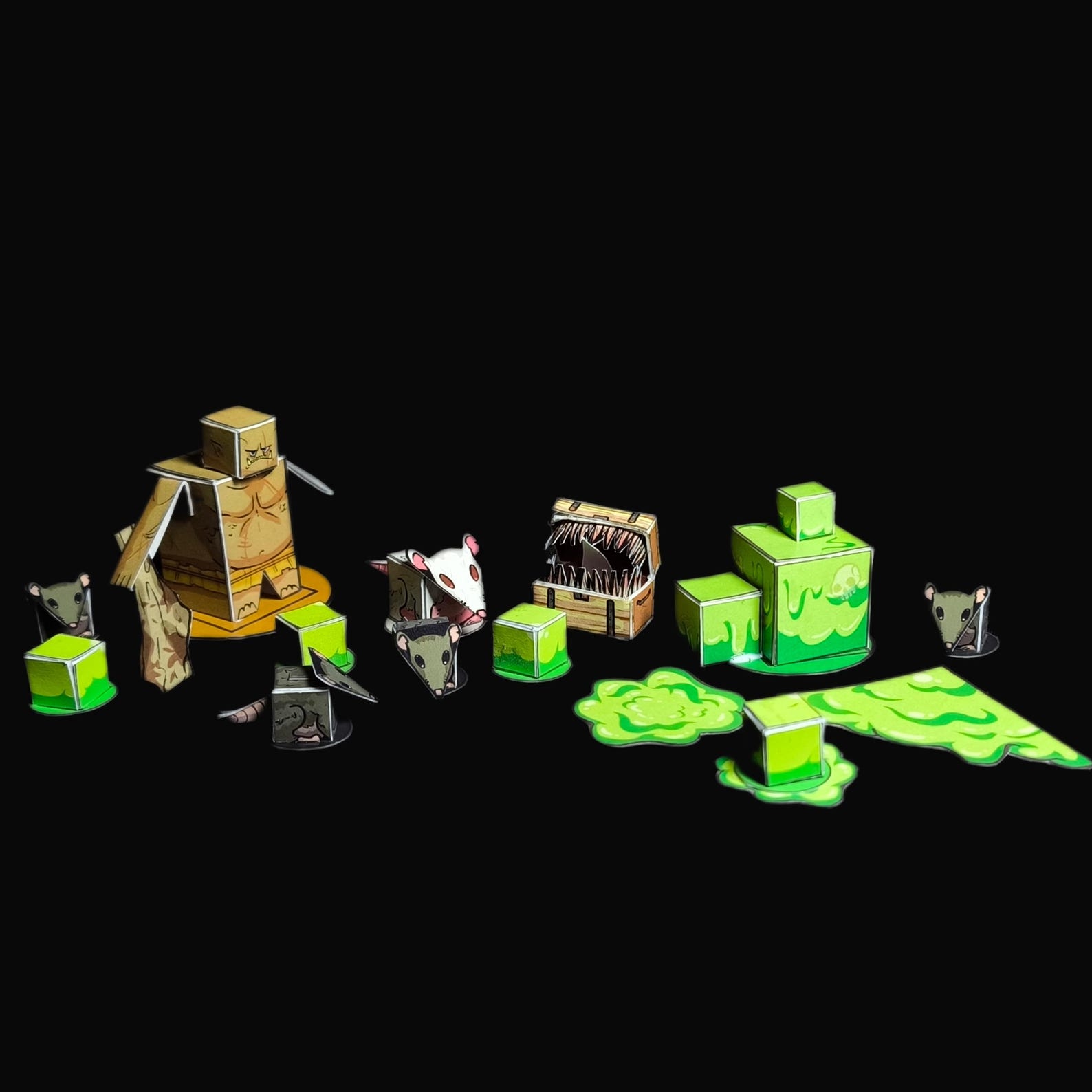DND Dungeon Critters: Printable Papercraft Dungeon Monsters DIGITAL ...