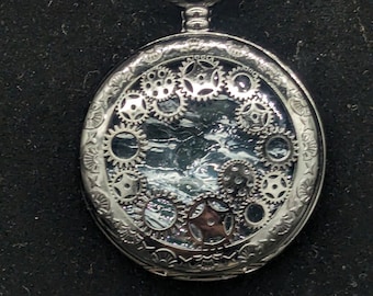 Pocket or Pendant Seascape in a Pocketwatch Case -- Beautiful gift for yourself or someone you love!
