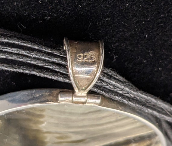 Amazing all over carved abalone large round disc … - image 6