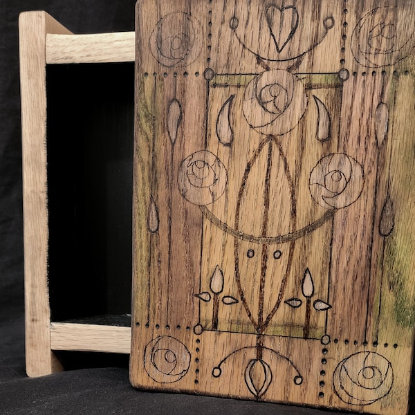 Never to Suffer (Charles Rennie Mackintosh style book box)