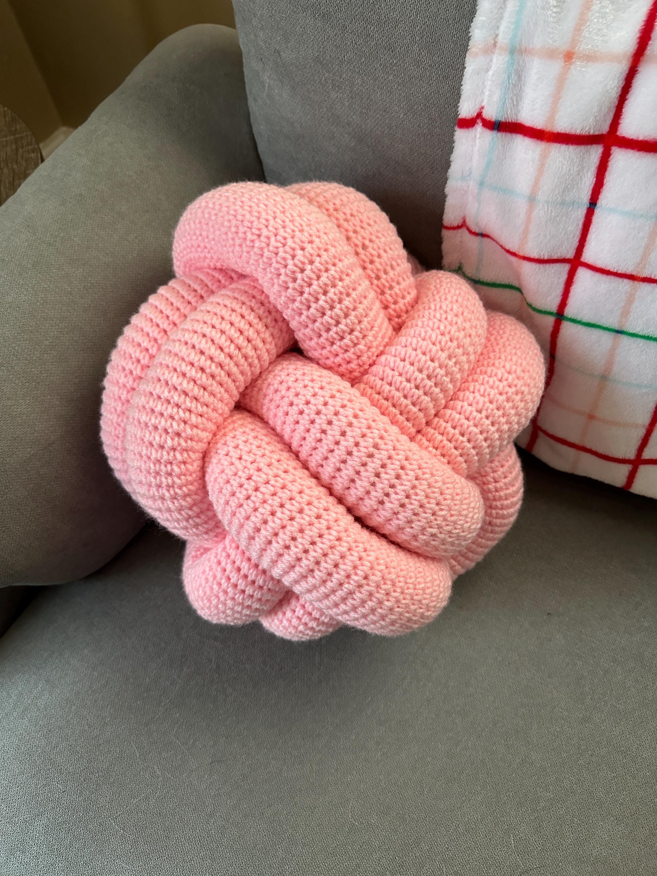 Crochet Knot Pillow