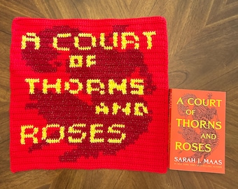 ACOTAR Crochet Pillow Pattern | Sarah J. Maas Book (PDF Pattern)