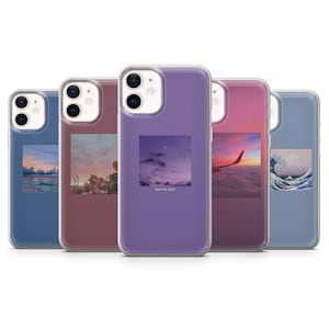 Simple Aesthetic Phone Case, Cover fit For iPhone 7, 8+, XS, XR, 11 Pro, 12 & Samsung S10, S20, A40, A50, A51, A71 Huawei P20, P30, P40 B4