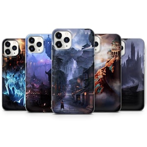 Fantasy City Phone Case For iPhone 7, 8+, XS, XR, 11 Pro, 12 & Samsung S10 Lite, S20, A40, A50, A51, A71 Huawei P20, P30, P40 B2