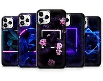 Neon Light Phone Case, Cover For iPhone 7, 8+, XS, XR, 11 Pro, 12 & Samsung S10 Lite, S20, A40, A50, A51, A71 Huawei P20, P30, P40 B3