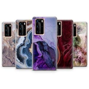 Colorful Marble Case, Cover For Huawei Mate 40 Pro, Pro+, Huawei P20, P30 Lite, P40 Lite e, Mate 20 Pro, X, Mate 30 Pro A10