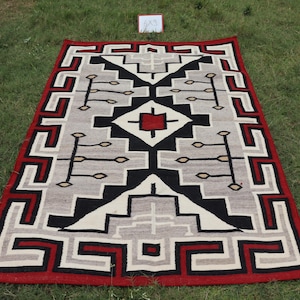 El Paso Designs Beautiful Hand-Woven Southwest Style Accent Rug | Navajo Pattern Wild West Ranch Rugs for Cabins and Lodge | Sizes 6x9, 8x10