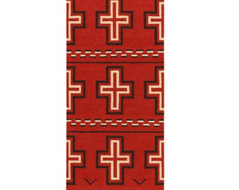 Hallway Red Runner Rug Navajo Rugs for Stairs Geometric Patterned Southwestern Design Home decor Runner in Multiple Sizes Free Shipping