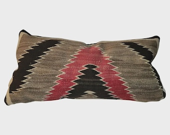 18 "x 30" Rot Azteken Muster Kissenbezug Navajo Stil Tribal Ethnic African American dekorative Dekokissenbezüge für Couch Bett Sofakissen