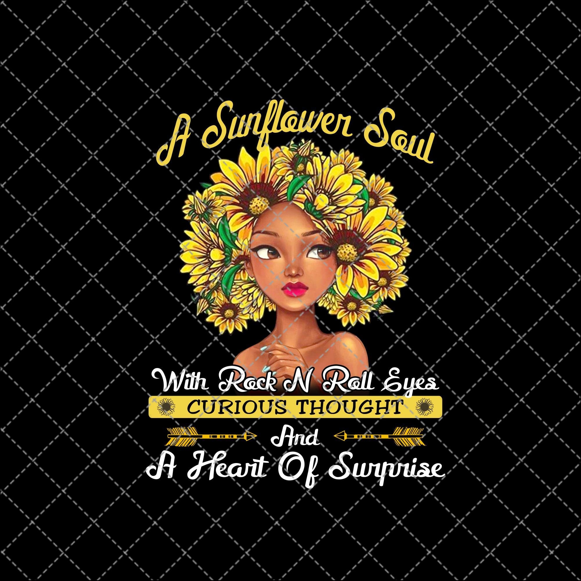 A Sunflower Soul With Rock N Roll Eyes Curious Thought And A Etsy