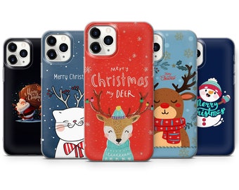 Christmas Phone Case X-mas Gift Cover For iPhone 11,12, XS, XR, 7,8 & Samsung S10 Lite, S20, A40, A50, A51, A71 Huawei P20, P30, P40 A2