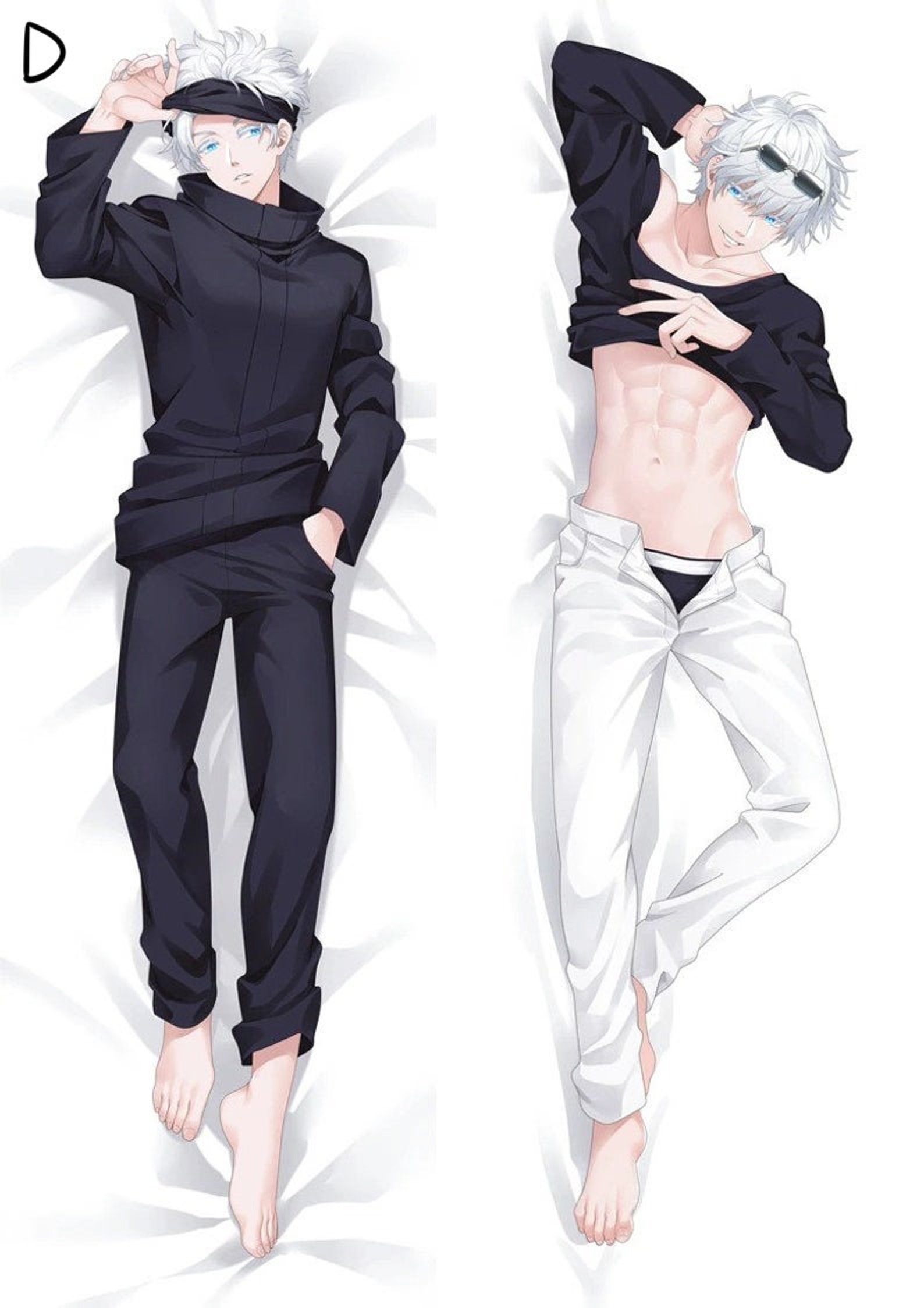 ONLY PILLOW CASE Jujutsu Kaisen Gojo Satoru Body Pillow Case Etsy