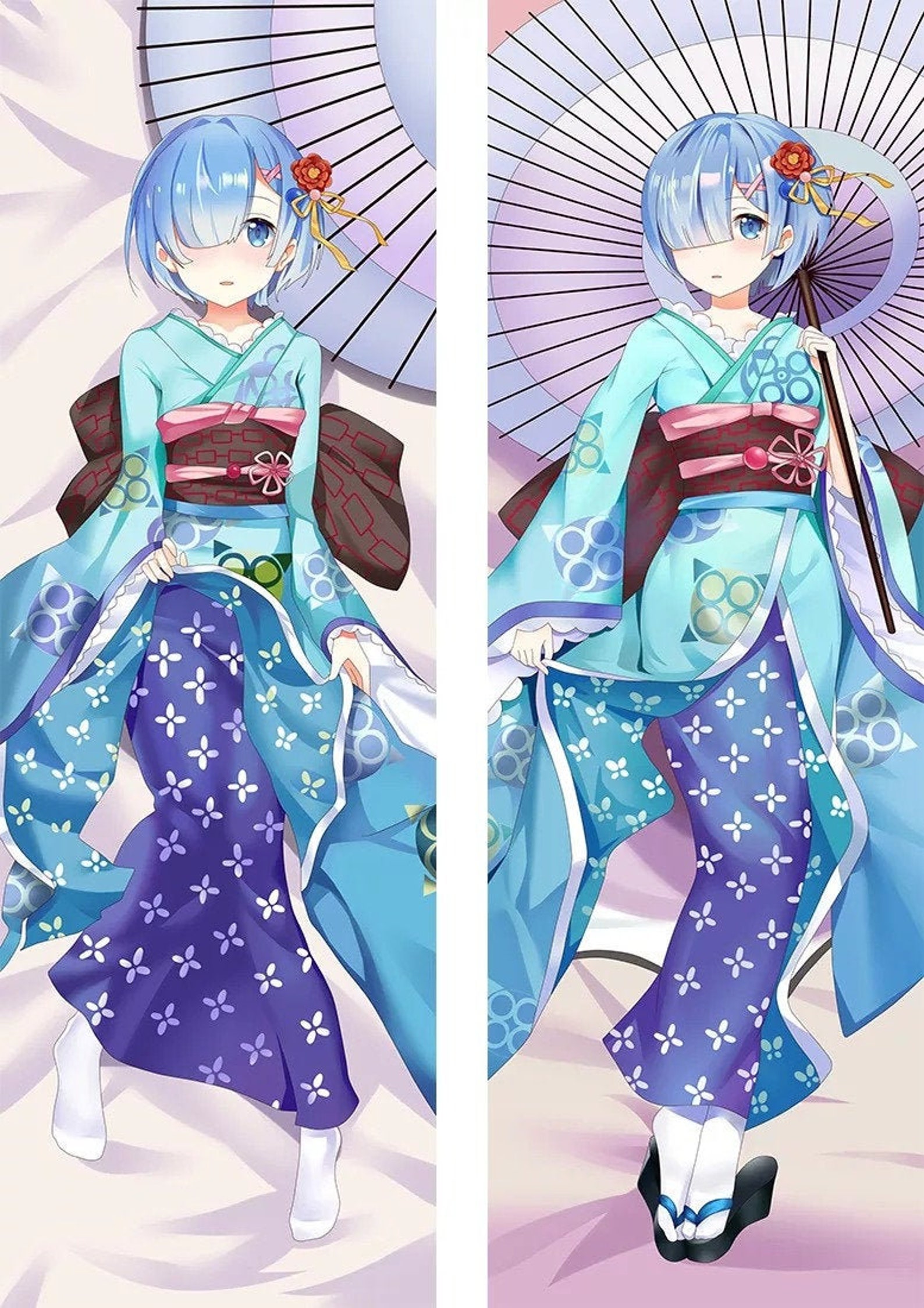 ONLY PILLOW CASE ReZero Body Pillow Case Anime Dakimakura Etsy