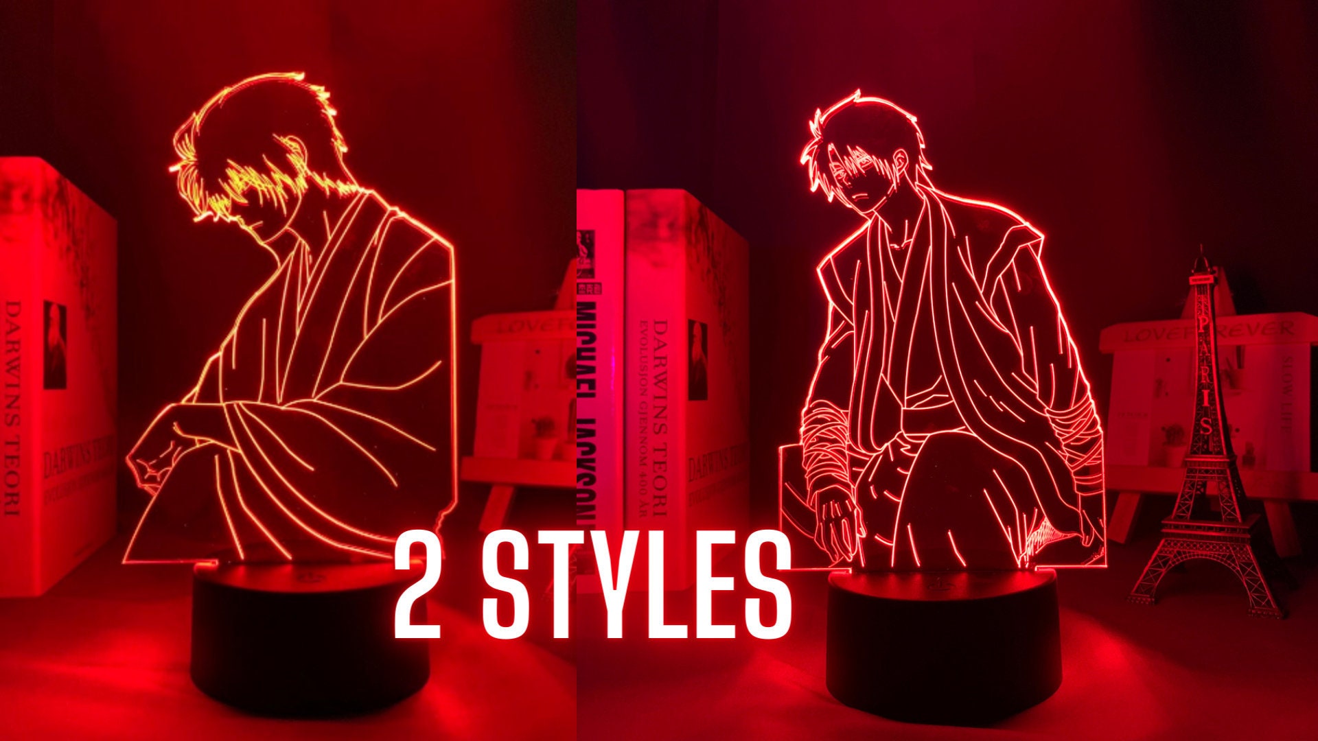 3d Led Lamp Anime Yona of the Dawn Hak for Bedroom Decorative Nightlight Birthda