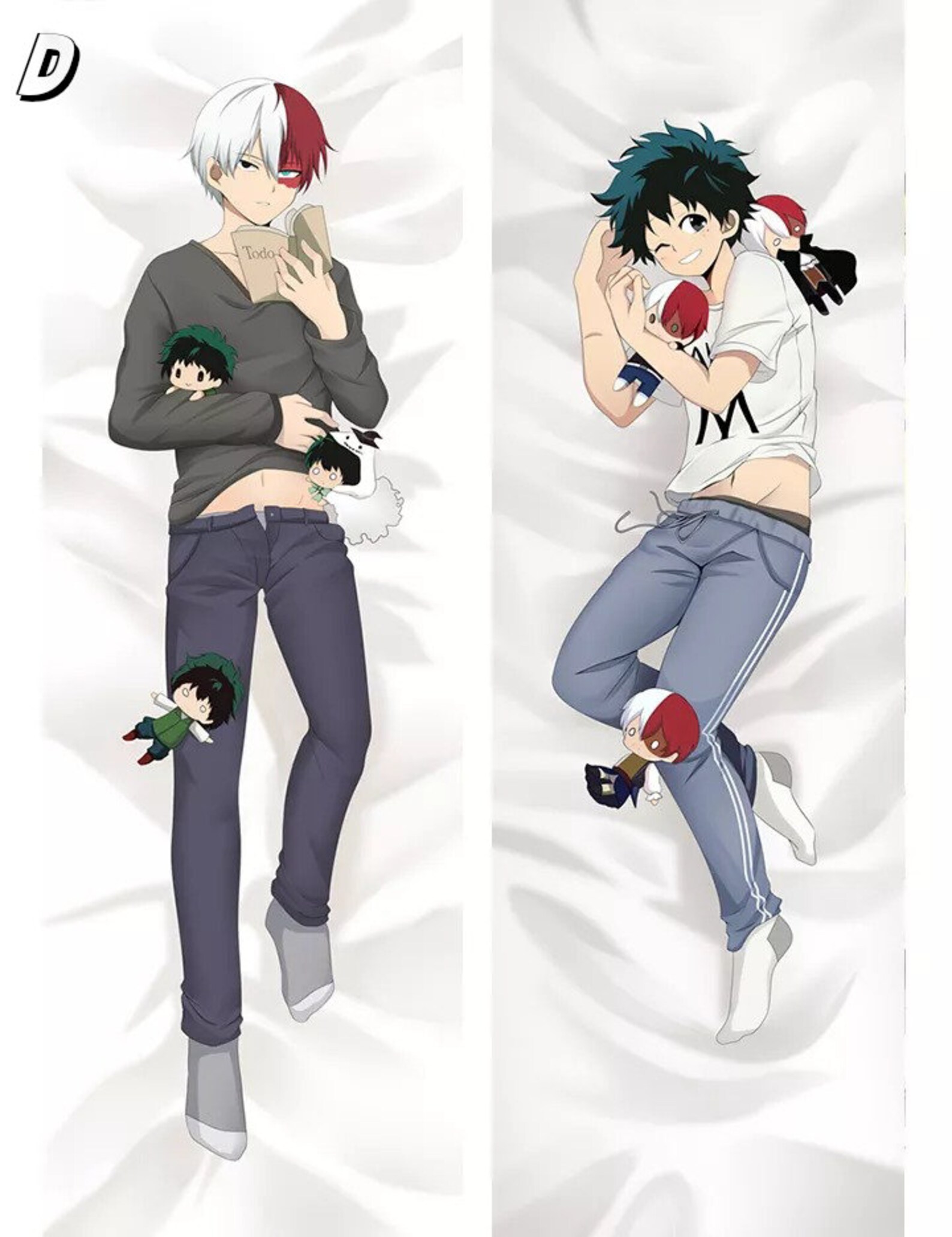 ONLY PILLOW CASE My Hero Academia Body Pillow Case Anime Etsy