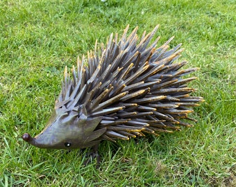 Charming Garden Metal Hedgehog