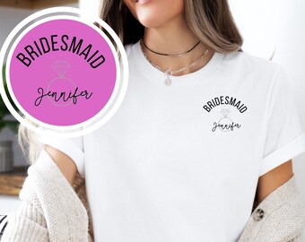 Bridesmaid Shirts, Custom Bachelorette Party Shirts, Bridal Party Gifts, Wedding Group Shirts, Bridesmaid Proposal Shirts, Bridesmaid Gift