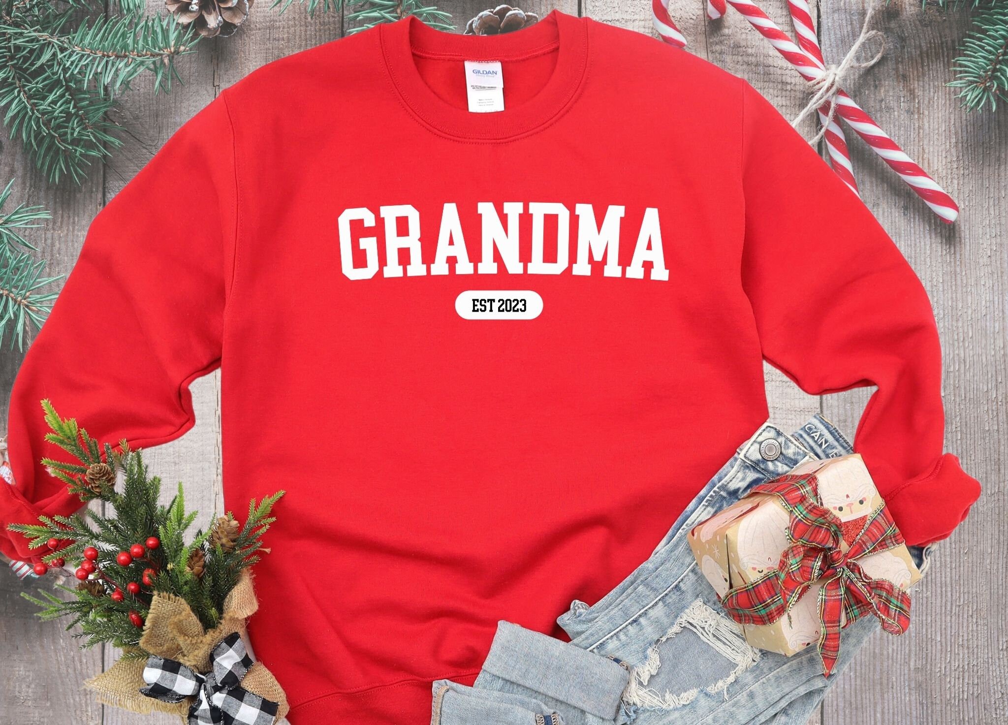 Grandma Sweatshirt Personalized New Grandma Gift Personalize Mom Gift
