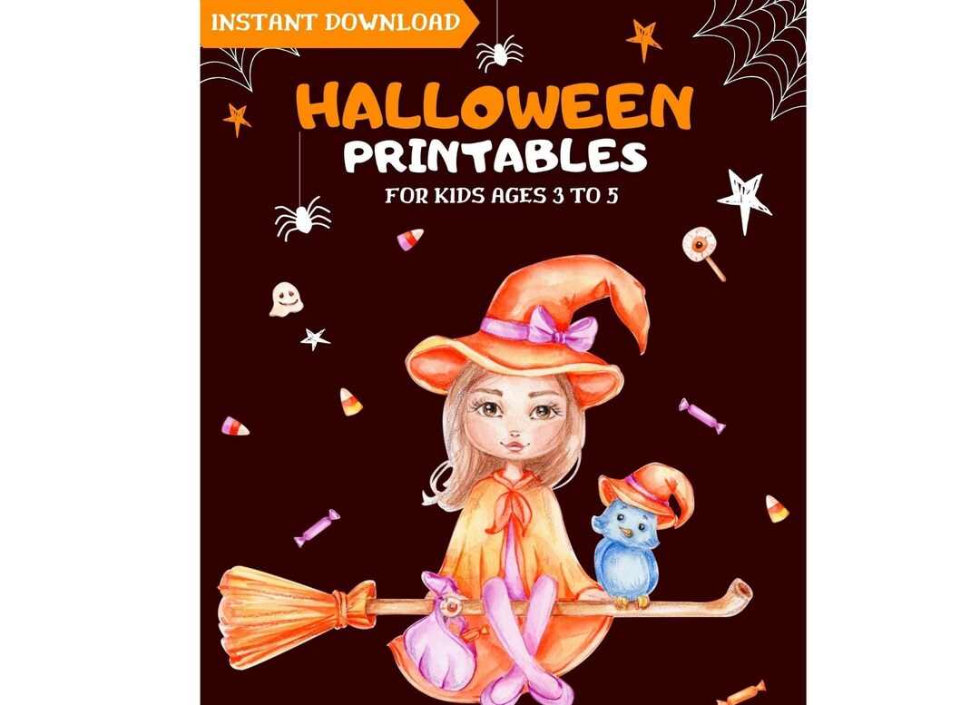 Halloween Printables for Kids Halloween Activity Bundle Preschool ...