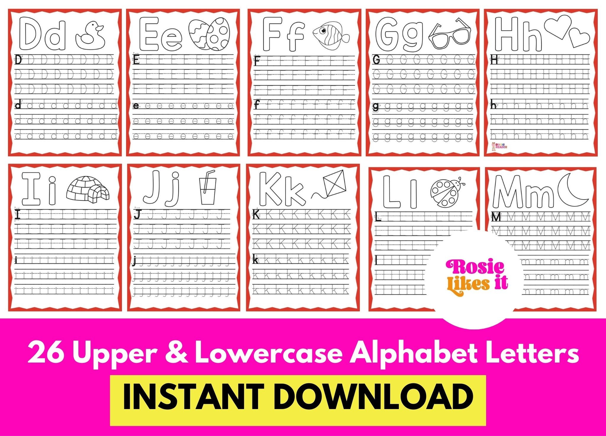 Tracing Printables Alphabet Tracing Worksheet Alphabet Letter Tracing