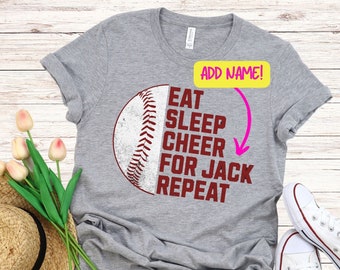 Baseball Aunt Shirt with Child Name, Baseball Shirt, Baseball T Shirt, Baseball T-Shirt, Baseball TShirt, Vintage Baseball Tee