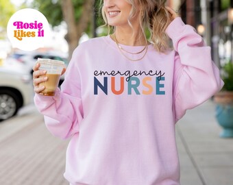 Sweater for Nurse, Gift for Nurse, Sweater for Nurse, Holiday Gift for Nurse, Emergency Room Nurse Gift