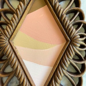 BOHO painting pair original paintings hand-painted abstract | Etsy