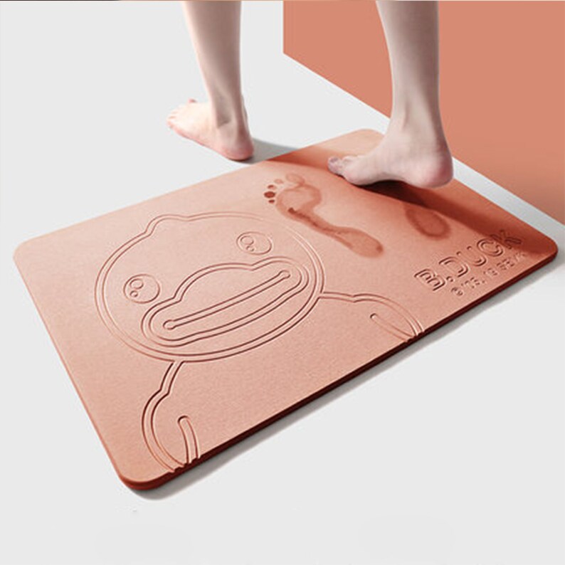 Diatomaceous Earth Stone Mat Modern Bathmats Absorbent Etsy