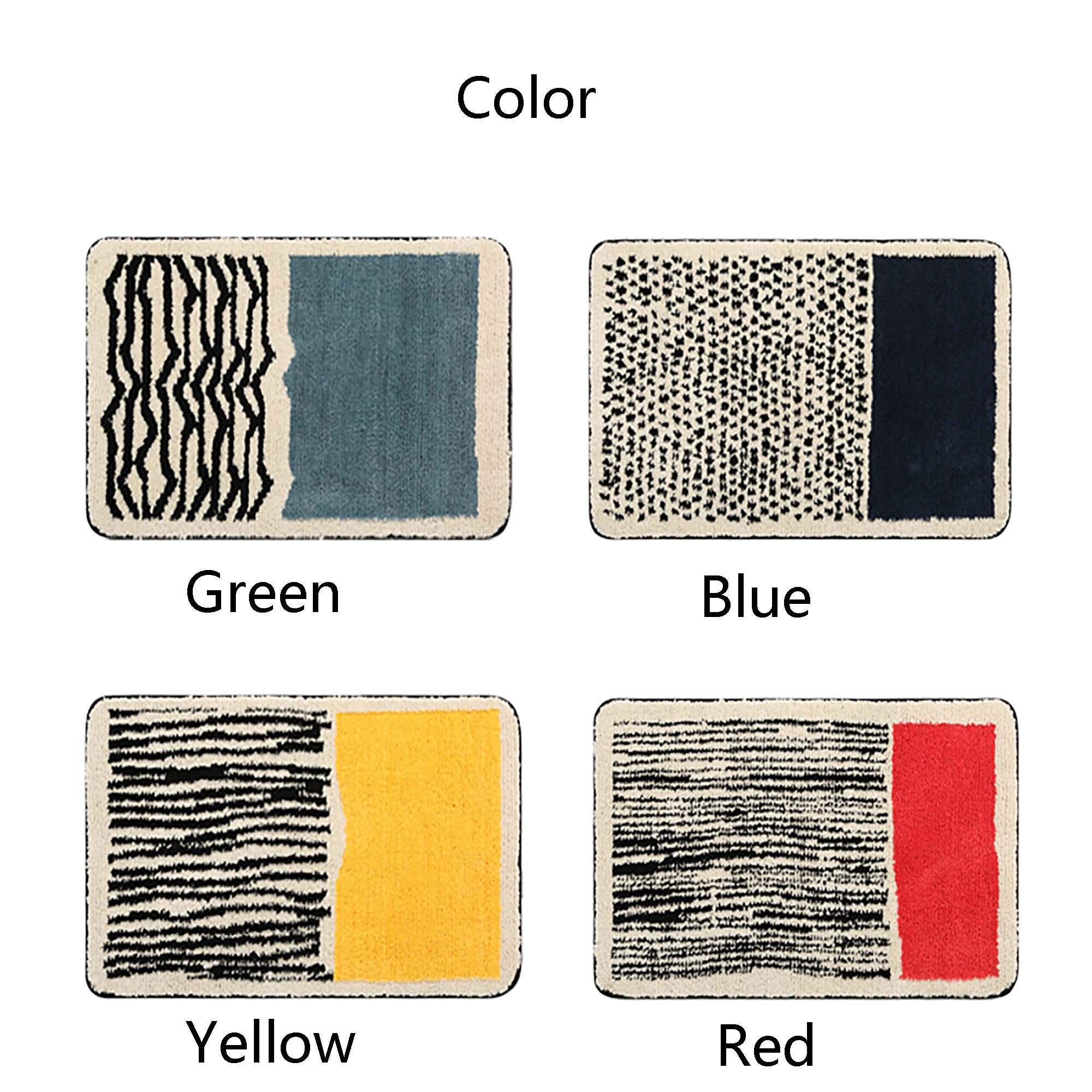 Alfombra de rayas de baño microfibra alfombra de alfombra de | Etsy