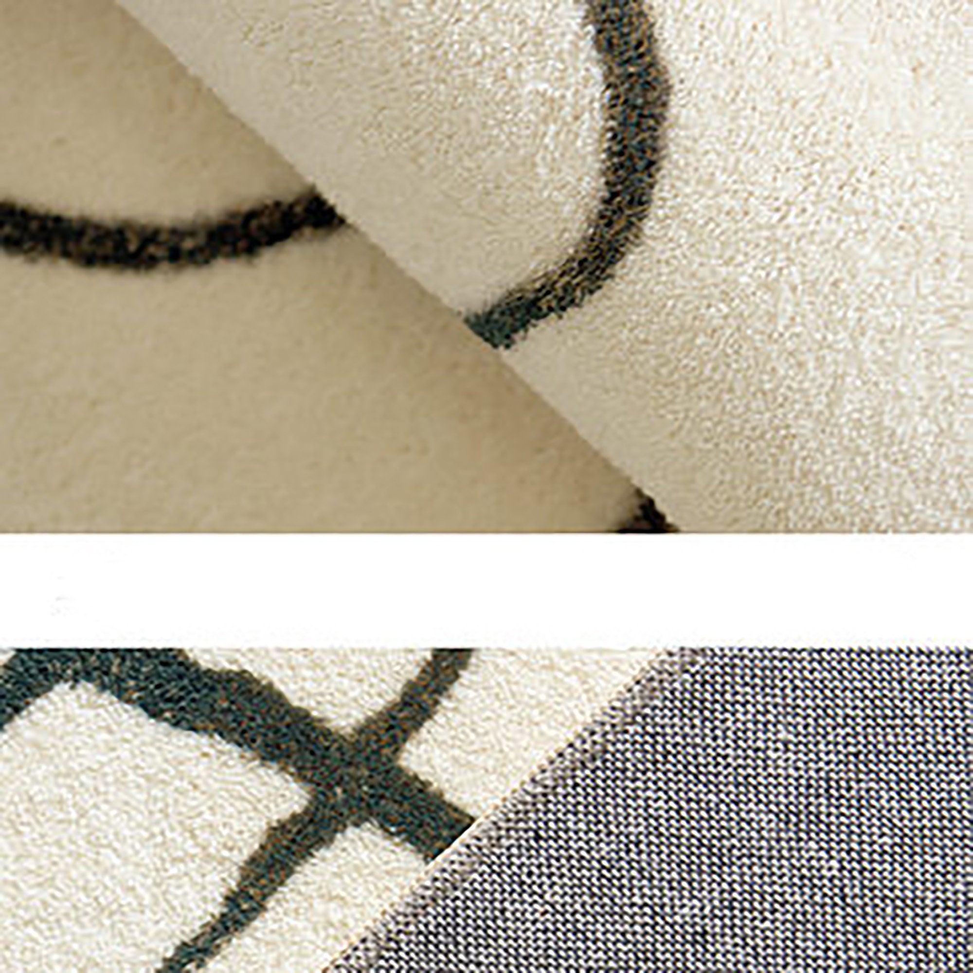 Modern Abstract Line Rugs CarpetThick Black And White Rugs Etsy