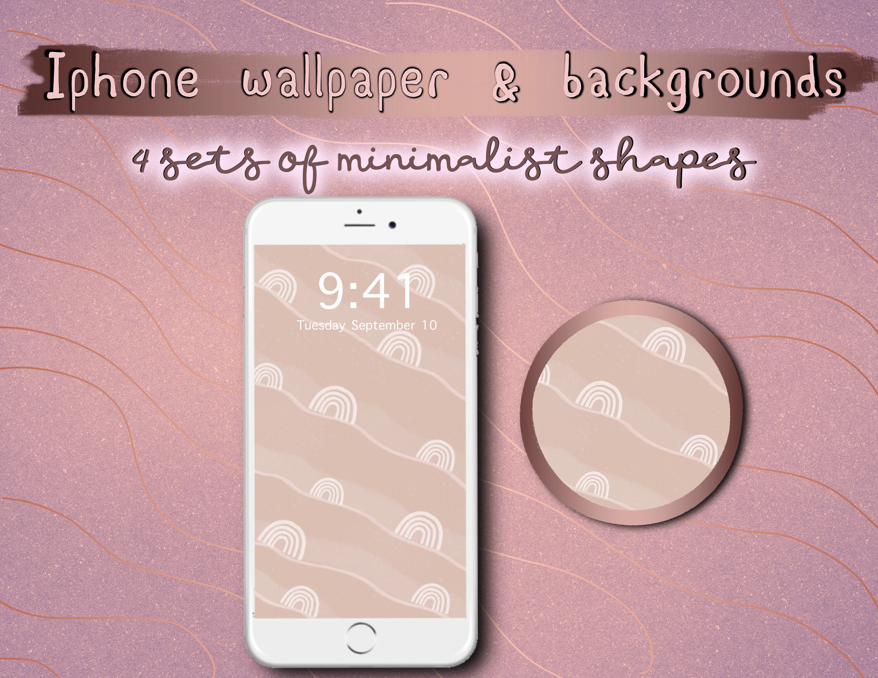 4 Minimalist Wallpaper, iPhone Lockscreen, Abstract Wallpaper, Phone