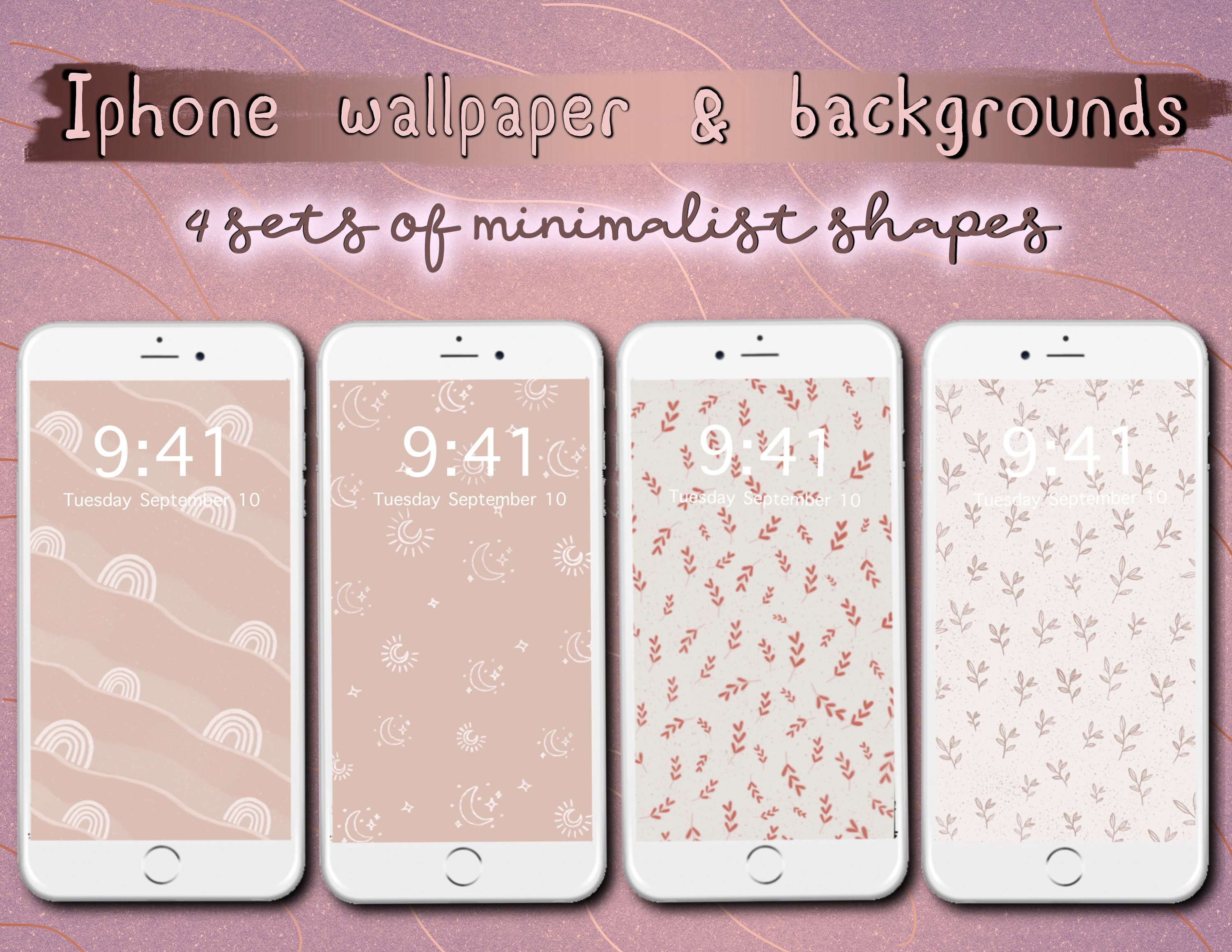 Simple Lockscreen 4 Minimalist Wallpaper, iPhone Lockscreen, Abstract Wallpaper, Phone ...