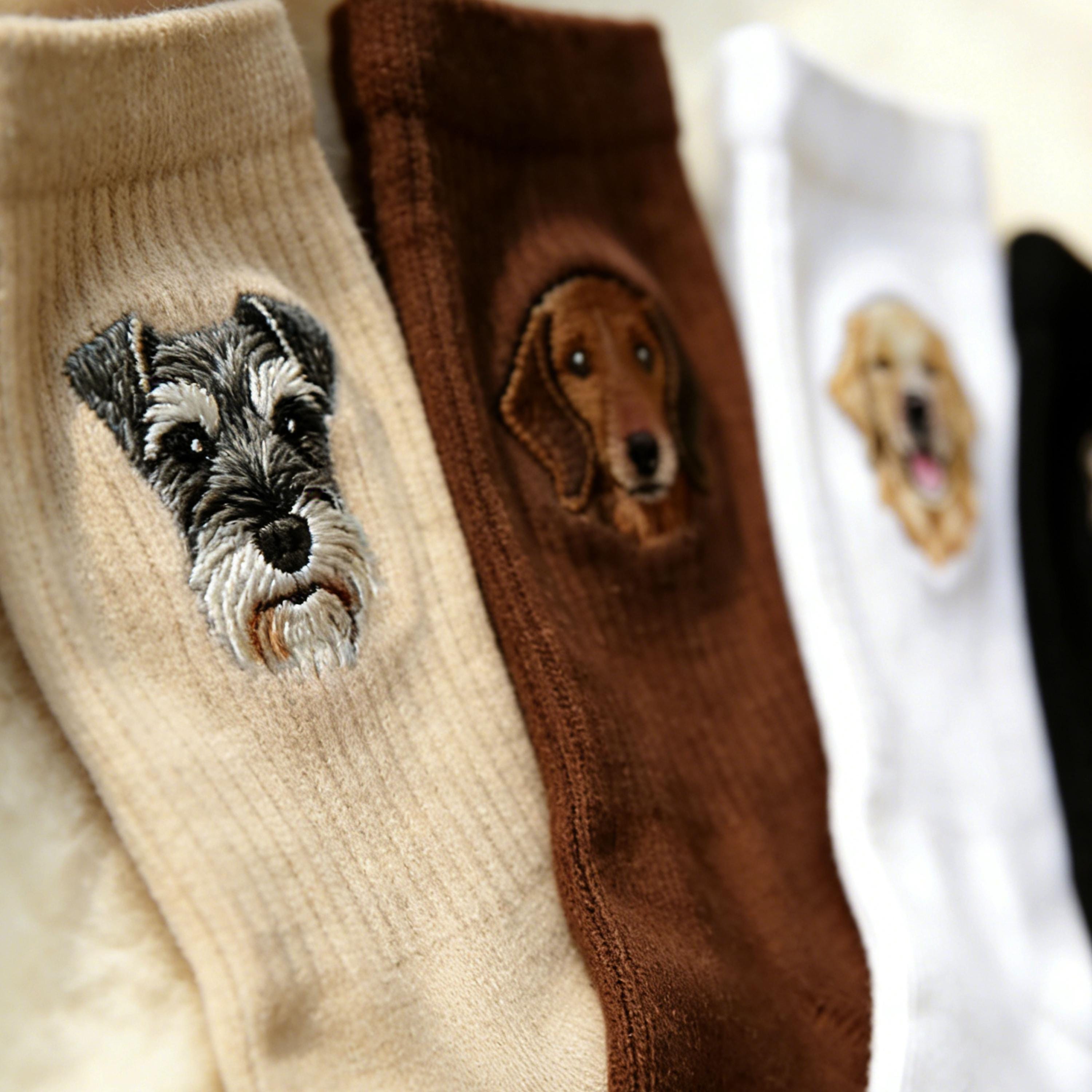 slim fit dress slacks Poodle Apricot Dog Socks – Sabyloo