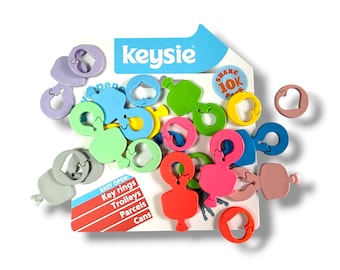 10 coloured Keysies to Share