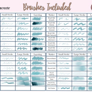 The Marker Collection Procreate Brushes Bundle. 52 Realistic image 8