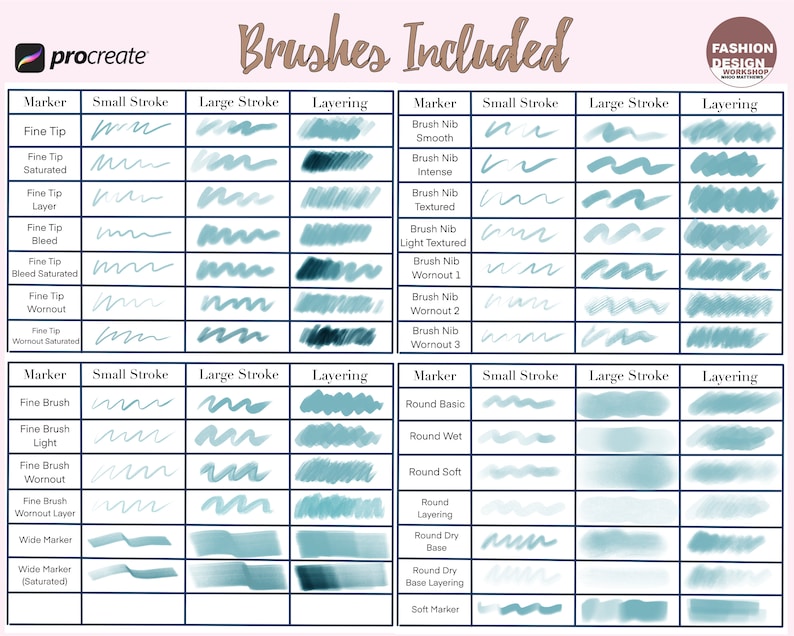 The Marker Collection Procreate Brushes Bundle. 52 Realistic Markers 15 Paper Brushes 358 Copic Marker Color Swatches. 67 Brushes Total image 8