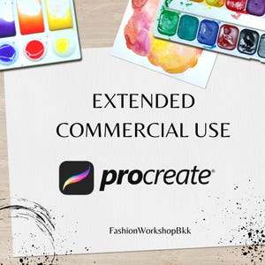 EXTENDED COMMERCIAL USE for Procreate Brushes or Procreate Stamp Brushes