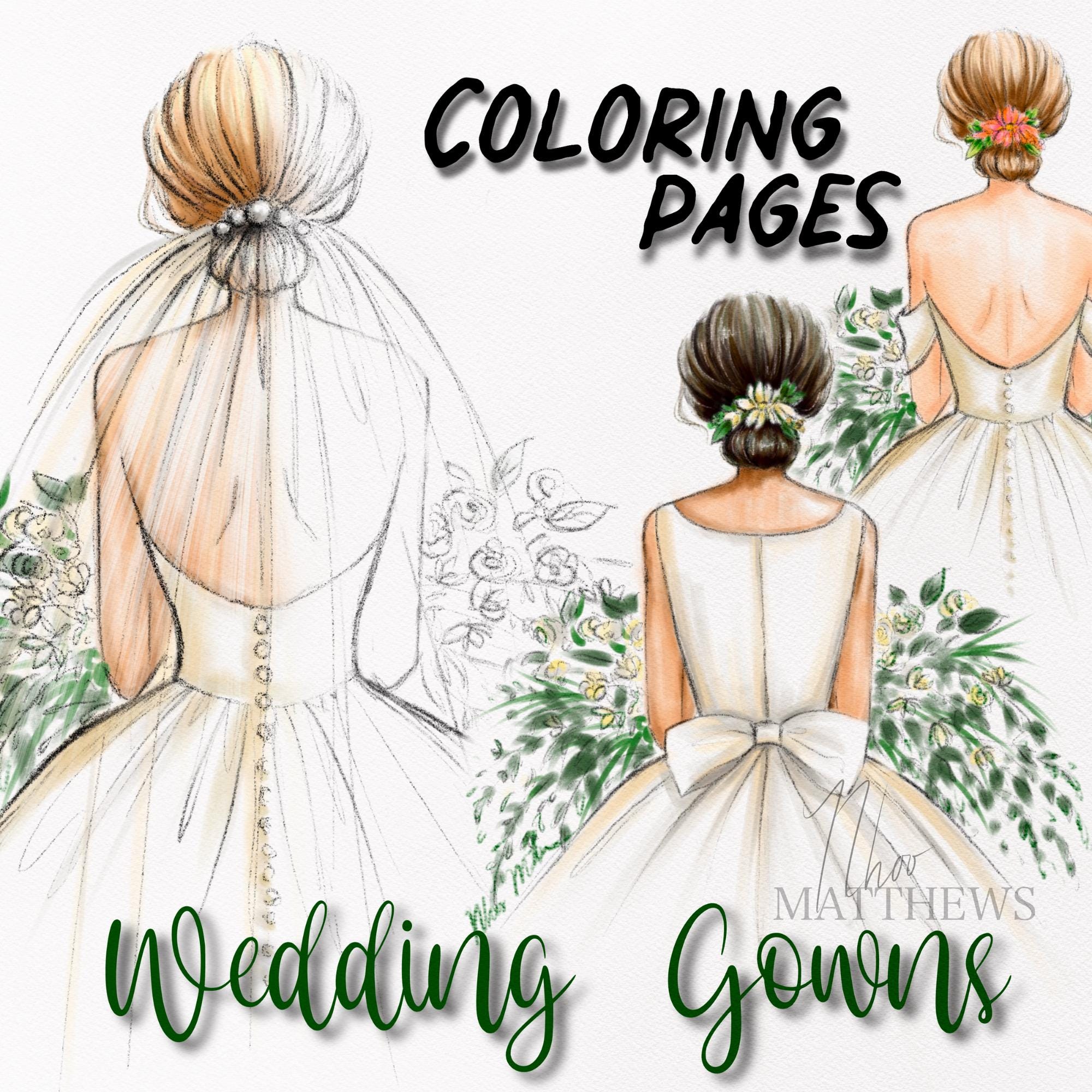 Wedding Gown Drawing