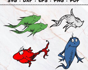 Download One Fish Two Fish Svg Etsy