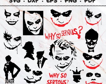 Joker Silhouette Etsy
