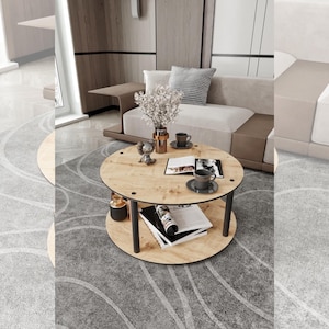 Andes Coffee Table | Modern Solid Wood Design | Stylish & Functional Coffee Table for Living Room | Elegant and Durable Home Decor Piece