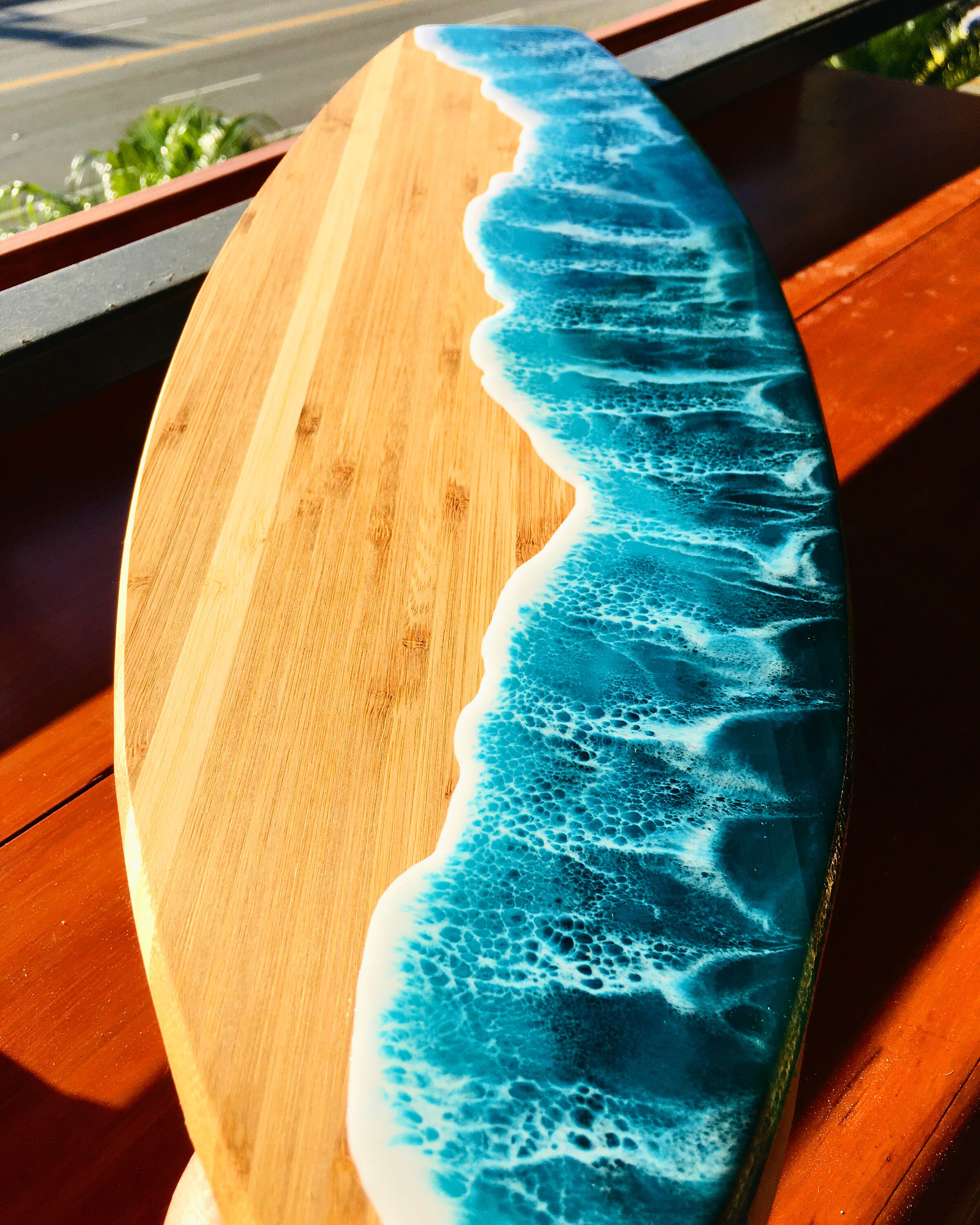 Surfboard' cutting board : r/woodworking