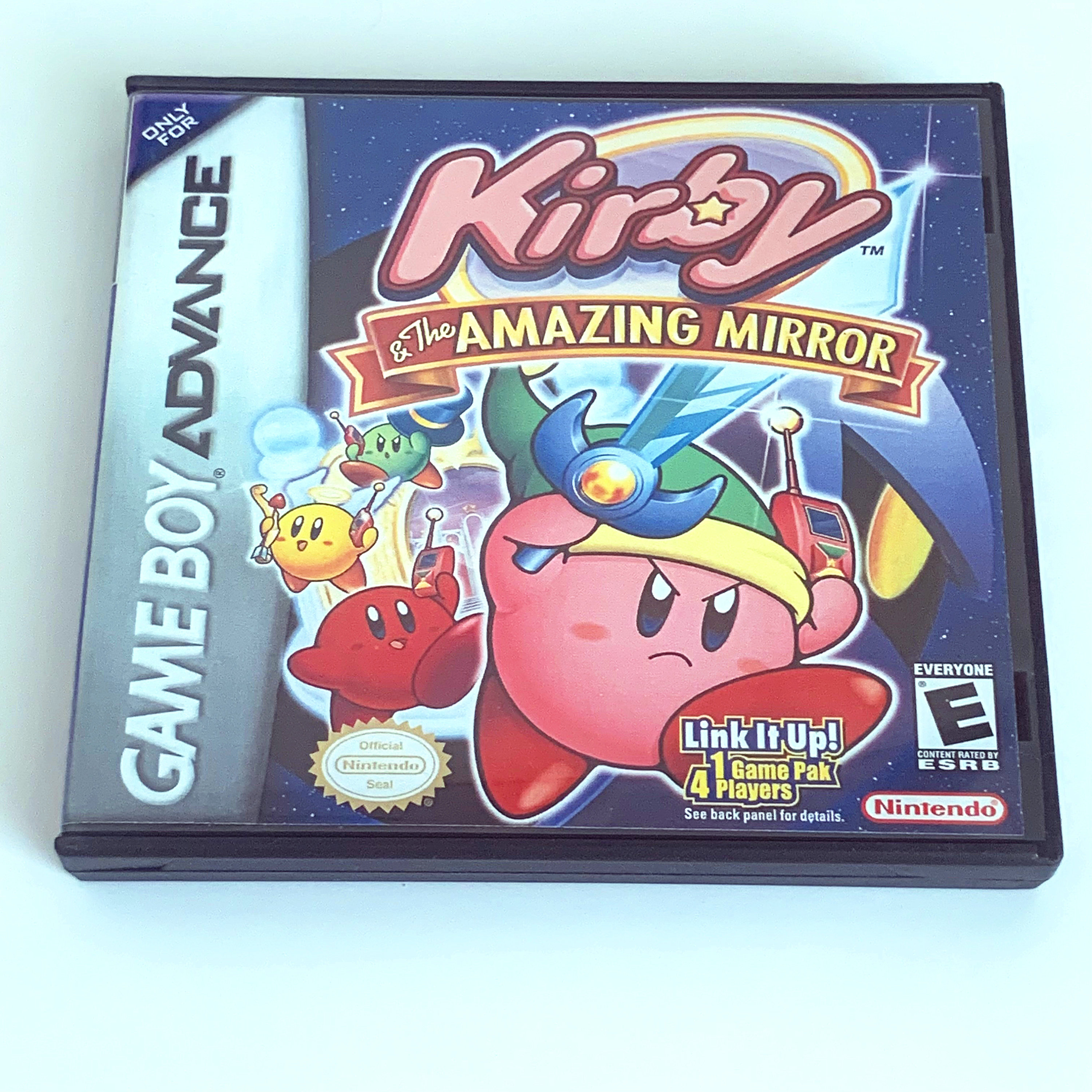 Kirby The Amazing Mirror 2004 Game Boy Advance Box Cover Art - Reverasite