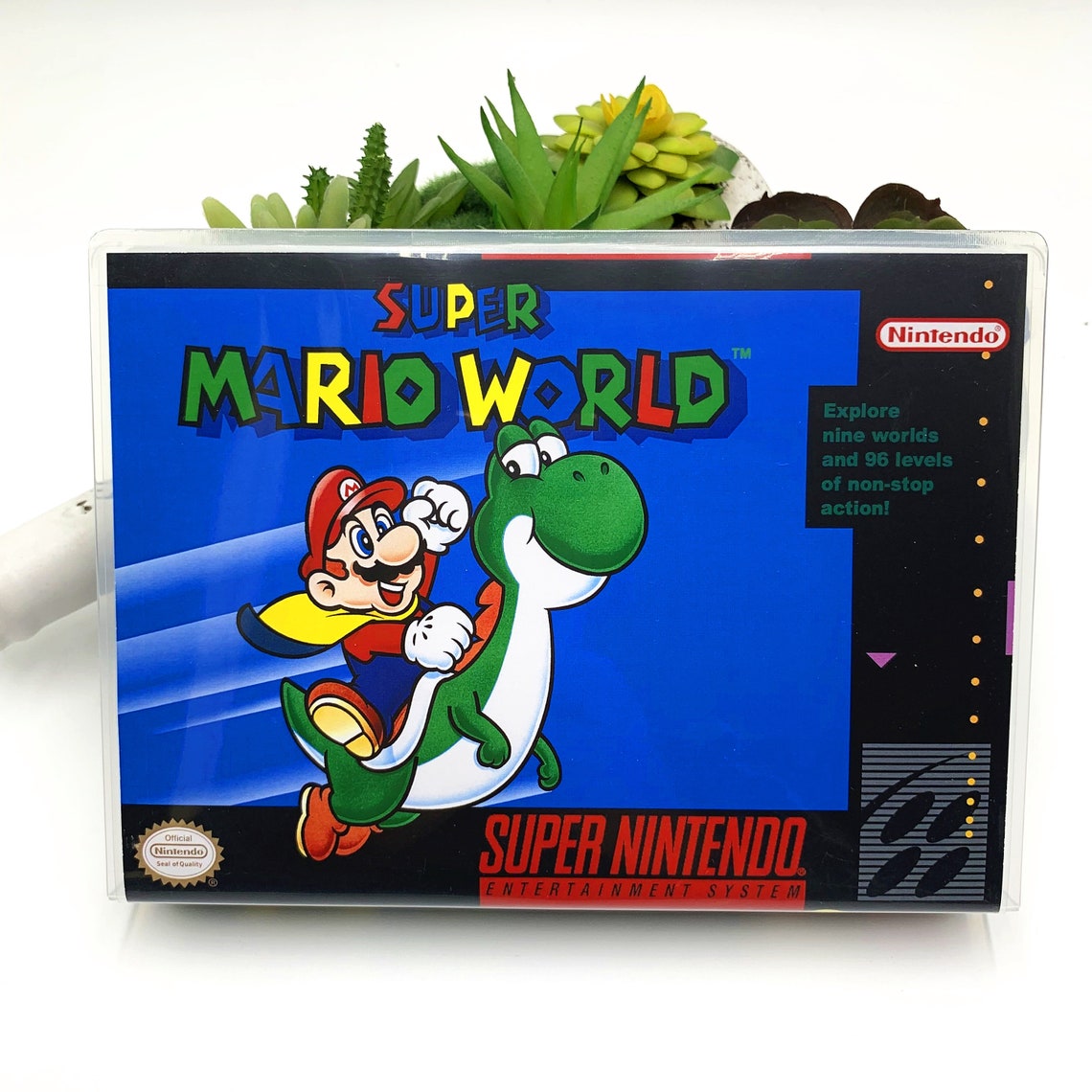 Super Nintendo SNES boxes box only book style custom Etsy